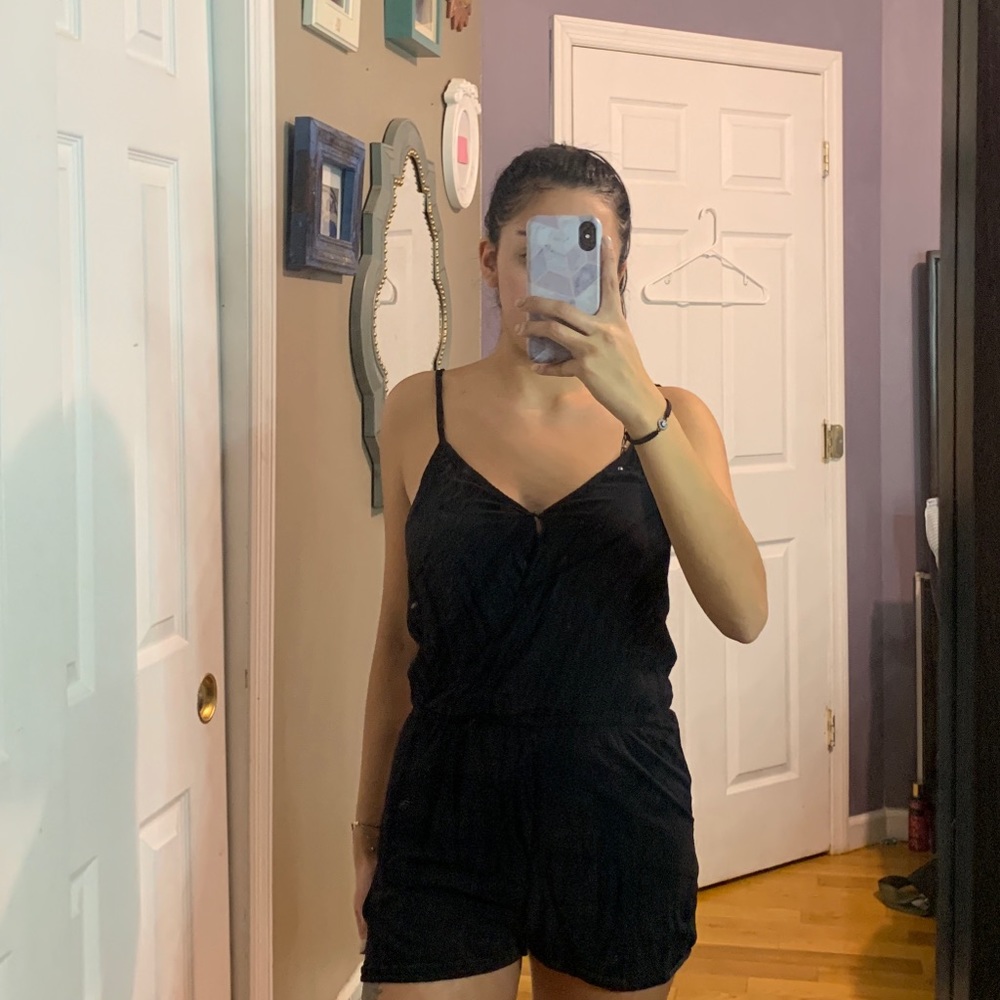 Open back romper